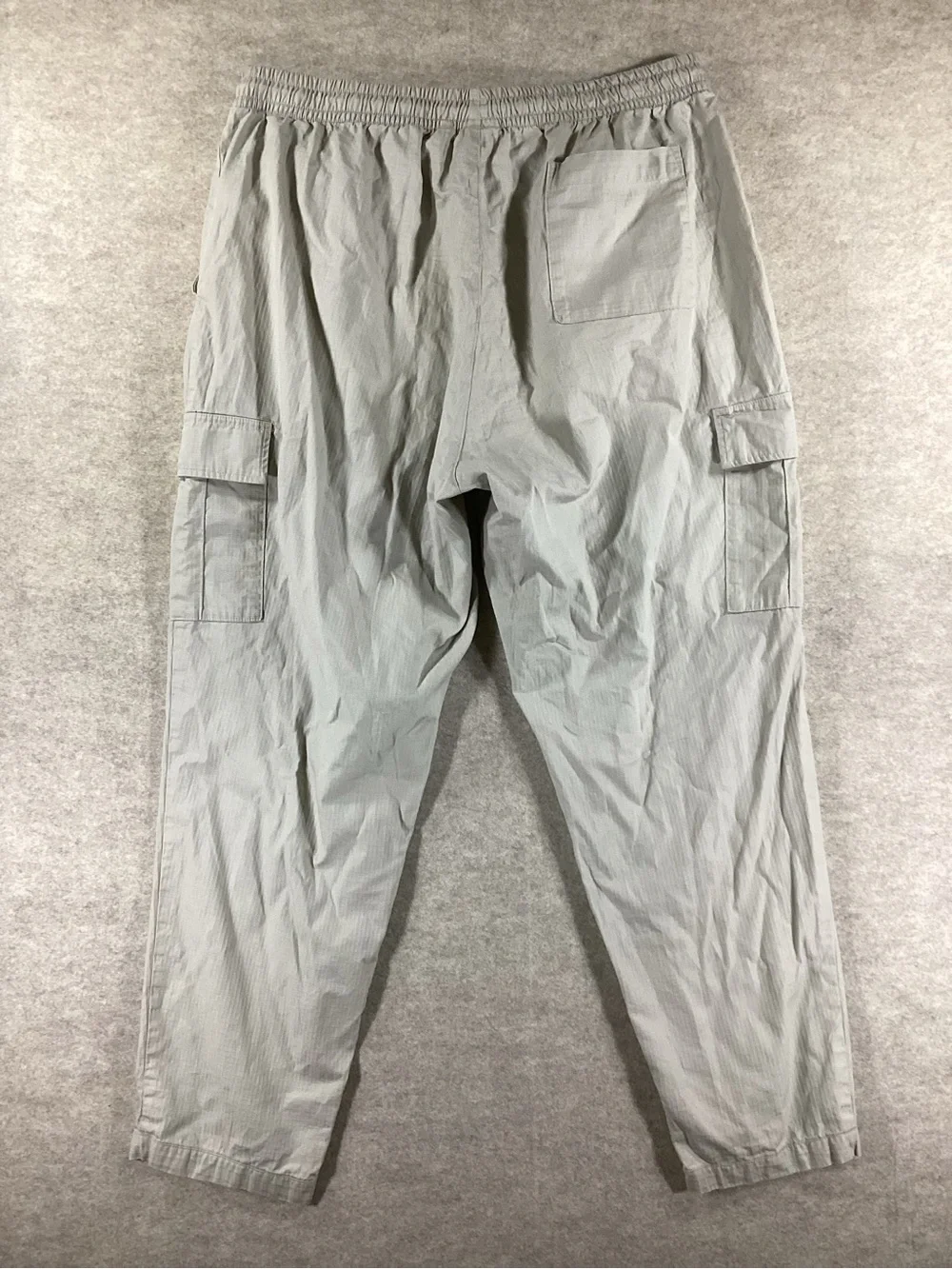 adidas Men’s Light Gray Trefoil Stone Khaki Pants
